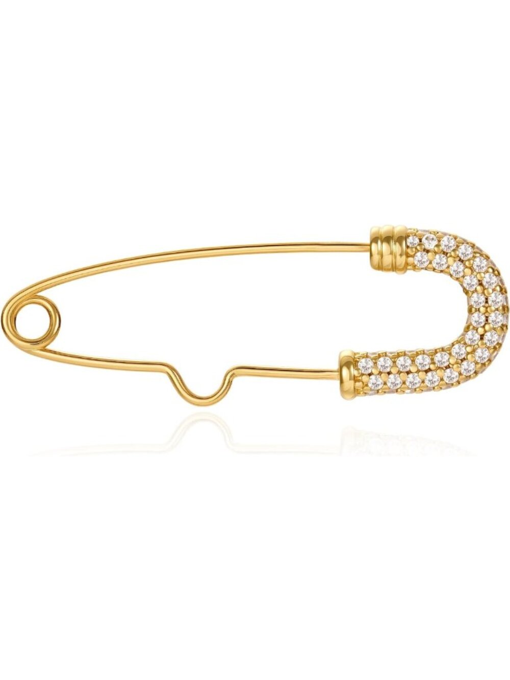 Elegant 18K Gold Plated Women's Brooch Pin - Chic Accessory for Any Outfit